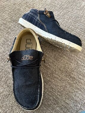 Hey Dude Men's Navy Blue Slip-On Casual Loafers